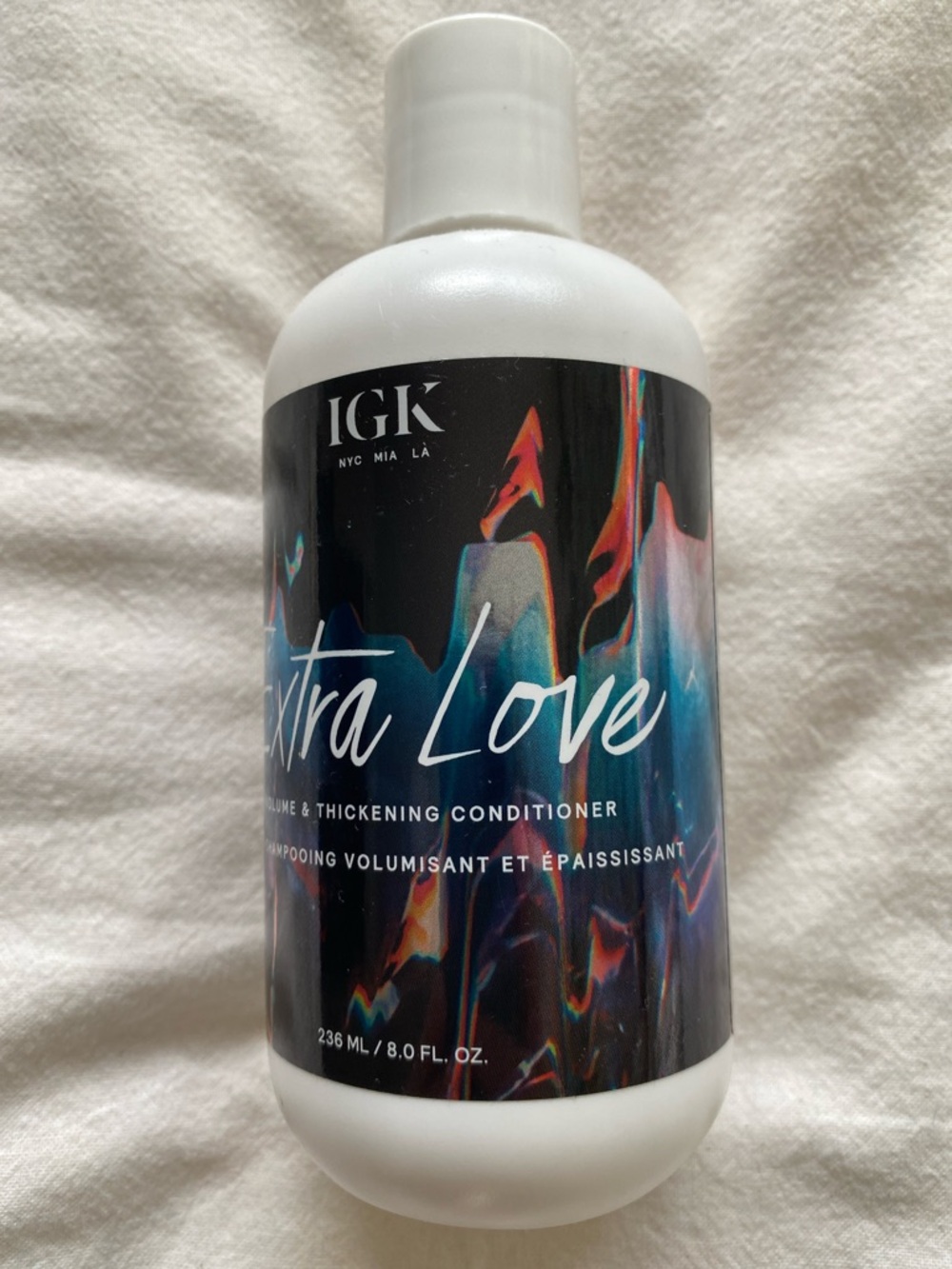 IGK Extra Love Volume & Thickening Conditioner - White Bottle still sealed